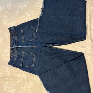 Zara Dark Blue Flare Jeans
